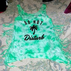 Jr sz Small tank w Tassles